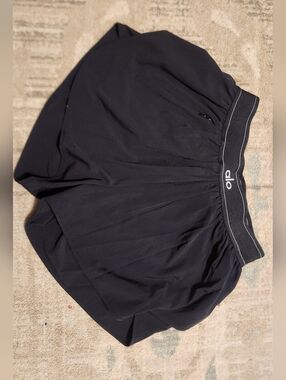 Alo Yoga Match Point Short. Black. Size XS. Like New